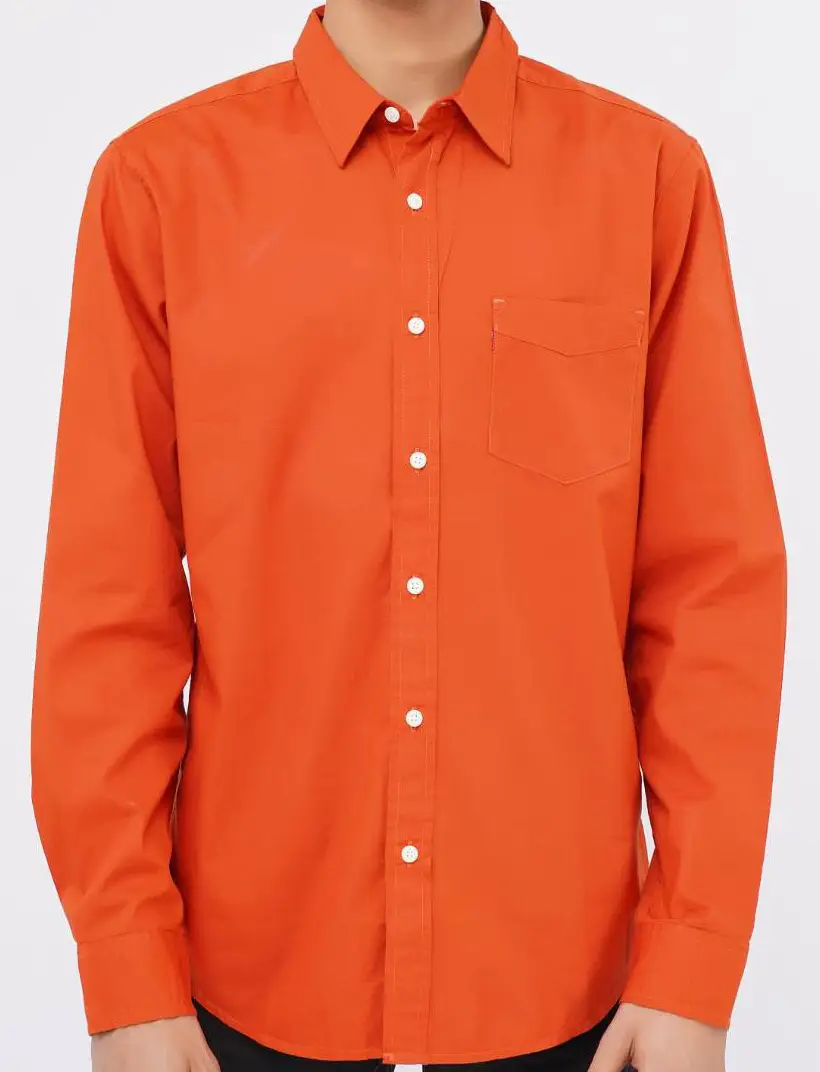 Orange Dress Shirt