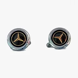 Mercedes Benz logo cufflink