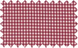 Fire Brick mini Checks, 100% Polyester