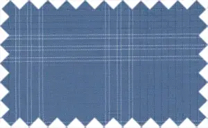 Kashmir Blue/White Plaids, 100% Polyester