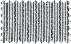 Dark Gray Textured Stripes, 100% Polyester