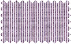 Indigo Cotton Stripes, 100% Cotton