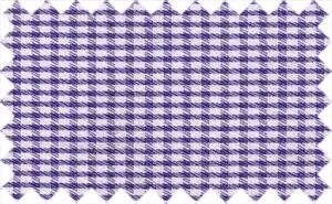 Deluge Violet/White Textured Checks, 100% Polyester