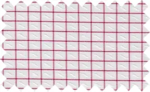 Cadillac Red/White Checks, Cotton/Polyester Blends