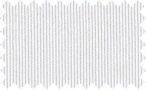 Rock Blue/White Pin Stripes, 100% Polyester