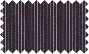Rouge Red/Black Stripes, Cotton/Polyester Blends
