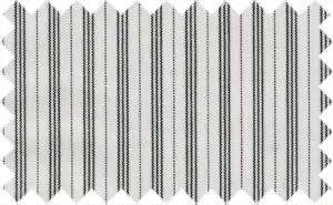 Black/Pale White Stripes, Cotton/ Polyester Blends