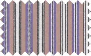 Opium Brown/Scampi Blue/Black/White Stripes, 100% Cotton