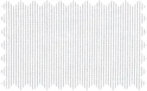 Black/White Pin Stripes, Cotton/Polyester Blends