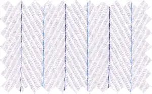 Blue/Light Blue textured pinstripes over Light Lavender, 100% Cotton