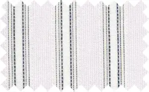 Blue/White Pinpoint Stripes, 100% Cotton