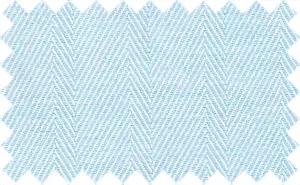 Powder Blue Chevron, Cotton/Polyester Blends