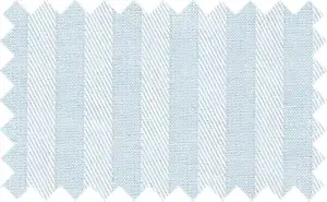 Powder Blue Stripes, Cotton/Polyester Blends