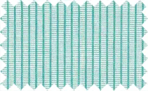 Teal Stripes, 100% Cotton