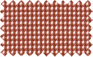 Maroon Red/White Checks, Cotton/Polyester Blends
