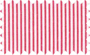 Cardinal Red/White Stripes, 100% Polyester