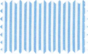 Cornflower Blue/White Stripes, 100% Cotton