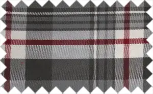 Oslo Gray/Maroon/White Rock/Black Plaids, 100% Cotton Flannel Plaids