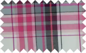 Persian Pink/Medium Violet Red/Athens Gray/Black/White Plaids, 100% Cotton