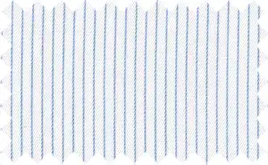 Cornflower Blue/White Stripes, Cotton/Polyester Blends - Smooth winter fabric
