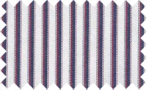 Midnight Blue/Carmine/White Stripes, 100% Cotton
