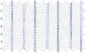 Havelock Blue/White Stripes, 2Ply 100% Cotton