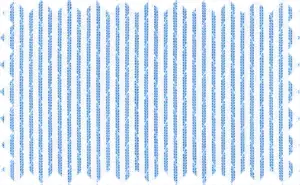 Dodger Blue/White Stripes, 100% Cotton
