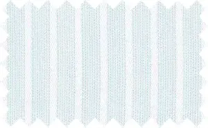 Botticelli Blue/White Stripes, Cotton/Polyester Blends - Thin airy fabric