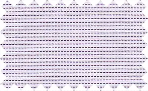 Palatinate Purple/White Horizontal Lines, 2Ply Cotton/Polyester Blends