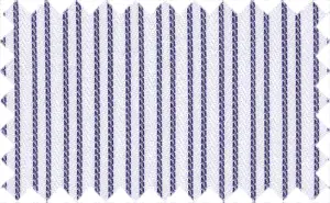 Resolution Blue/White Stripes, Cotton/Polyester Blends