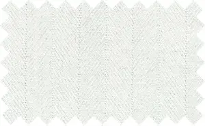 White Herringbone, 100% Cotton