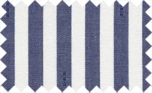 Midnight Blue/White Stripes, 100% Cotton