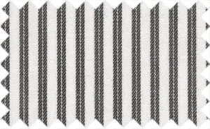 Black/White Stripes, Cotton/Polyester Blends