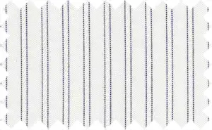 Midnight Blue/White Stripes, Cotton/Polyester Blends
