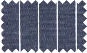Oxford Blue/White Stripes, 100% cotton thin fabric for summer. The stripe is 1cm wide.