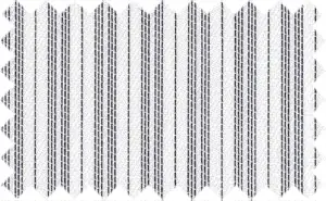 Black/Pale White Stripes, Cotton/Polyester Blends