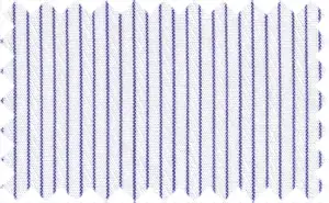 Egyptian Blue/White Stripes, Cotton/Polyester Blends