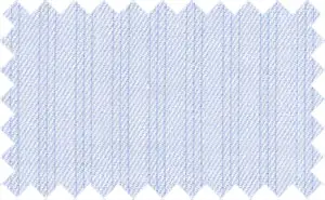 Pale Cornflower Blue/White Stripes, Cotton/Polyester Blends