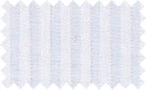 White on White Stripes, 100% Cotton with little shine.