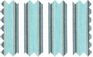 Pickled Bluewood/Terquise/Hippie Green/White Stripes, 100% Cotton
