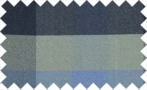 Midnight Express/Jordy Blue/Edgewater Checks, 100% Polyester - Soft feel