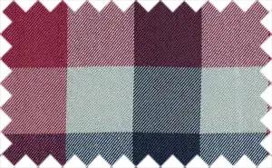 Midnight Express/Edgewater/Guardsman Red Checks, 100% Polyester - Smooth soft feel
