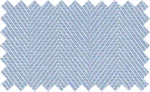 Pale Cornflower Blue/White 2Ply Herringbone, 2Ply 100% Cotton
