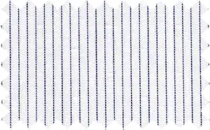 Navy Blue/White Stripes, 100% Cotton