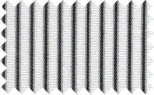French Gray/Black/White Stripes, Cotton/Polyester Blends