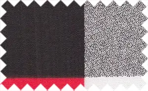 Tomato Red/Black/White Checks, Cotton/Polyester Blends