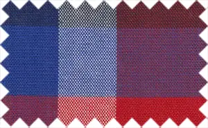 Egyptian Blue/Milano Red/Black/White 2Ply Checks, 2Ply 100% Cotton