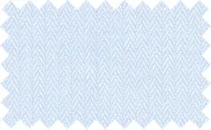 Tropical Blue/White 2Ply Herringbone, 2Ply 100% Cotton