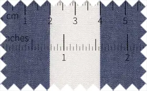 Bay Of Many/White Wide Linen Stripes, 100% Linen