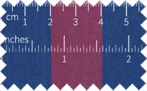 Egyptian Blue/Cardinal Wide Linen Stripes, 100% Linen